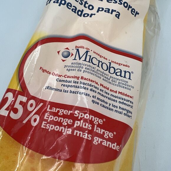 NEW Quickie Clean Results Refill Microban Roller Sponge Mop 0582CRMB Type M - Picture 4 of 7